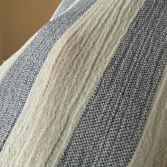 Primark Blue and White Dolman Sleeve Blouse - Picture 5 of 8